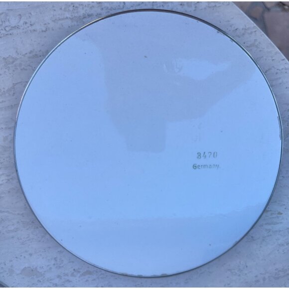 Vintage Delft Blue Windmill Scene Tray & 5 Coasters With Filigree Sides Marked G - Picture 14 of 16